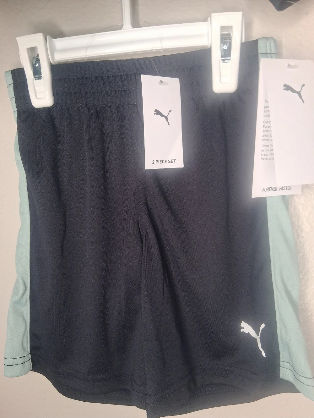 NWT Puma Boy's 2-Piece Performance T-Shirt & Shorts Activeware Multicolor Sz 4T